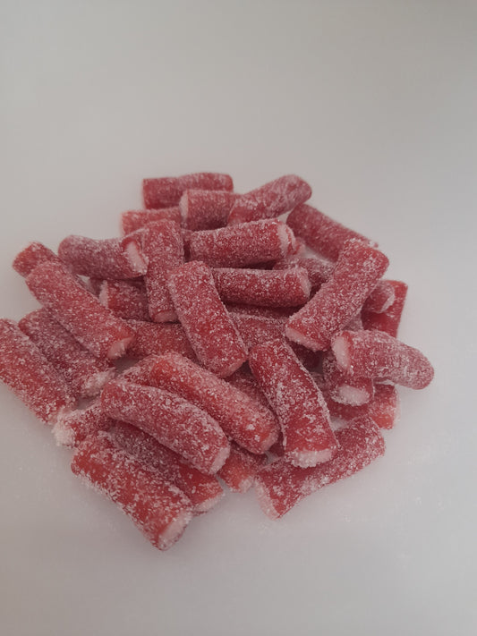 Sour Strawberry Pencil Bites